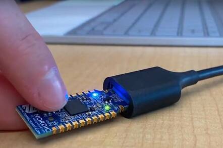 Google demonstrates the OpenSK dongle (from promotional video)