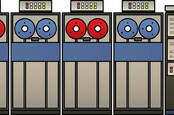 An illustration of a mid-century mainframe