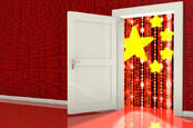 Illustration of a China backdoor