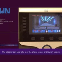 Cisco phone hacked to play Doom