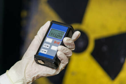 Someone measuring radioactivity
