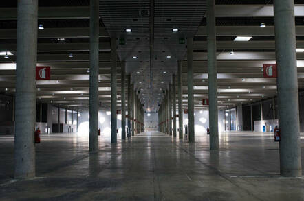 The interior of one of the pavilions of the Fira Barcelona exhibition centre. Pic: Shutterstock