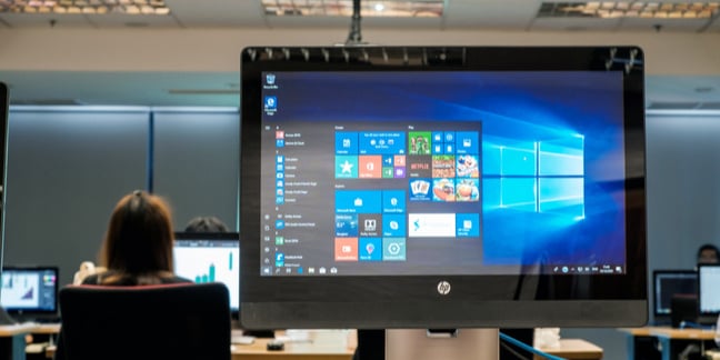 Windows 10 workstations - an office full