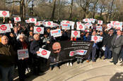 IR35 protest. Pic: Robbie Harb for The Register