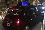 London Black Cab showing BSOD