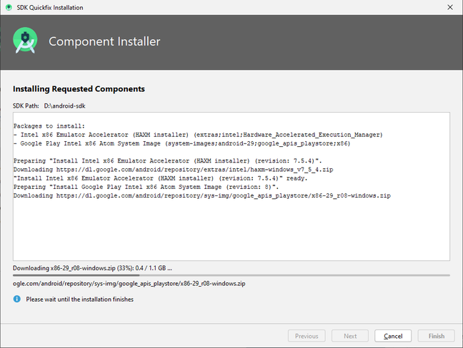 Android Studio is keen to install Intel HAXM even though is messes up Hyper-V 