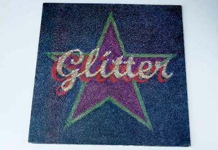 Glitter album front vinyl