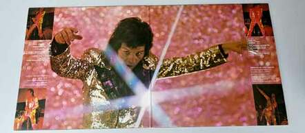 Glitter album inside gatefold vinyl