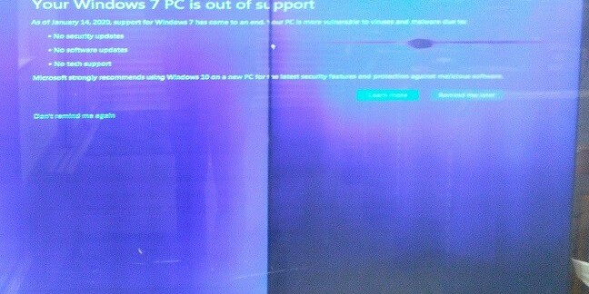 Please upgrade this Windows 7