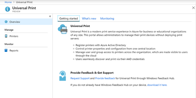 Universal Print has been announced for Microsoft Azure