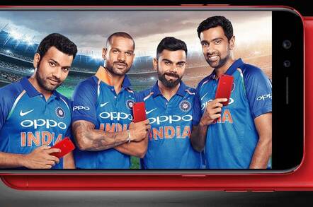 An Oppo promo for the Indian cricket team