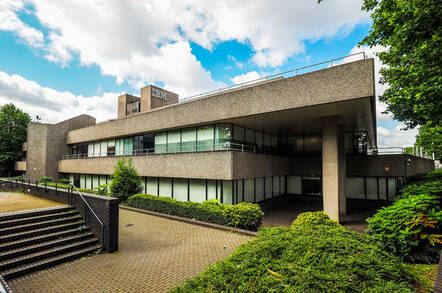 IBM's iconic brutalist architecture landmark in London