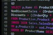 Screenshot of SQL statements