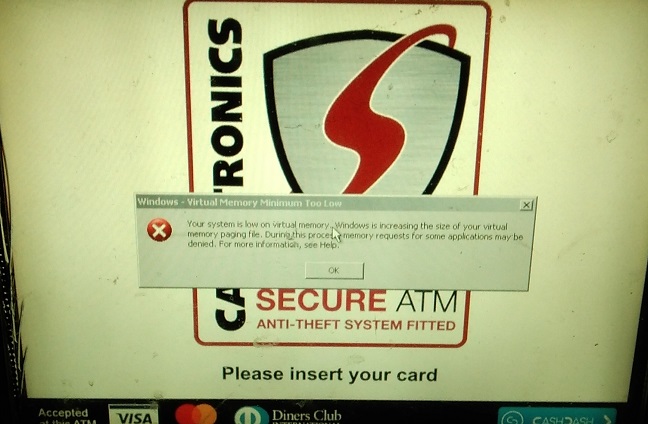 photo of Virtually – no – actually borked: We'd slap ailing ATM's 'OK' button but it's probably against government guidance image
