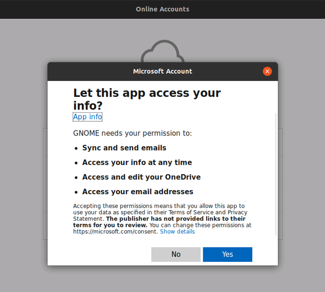 You can hook up Ubuntu to online accounts, but in this case with little benefit