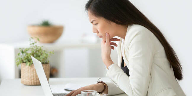 worker sceptical about email she's received