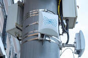 5G repeater on a pole