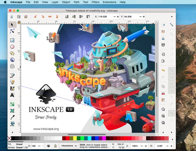 Nervous Adobe It Took 16 Years But Open Source Vector Graphics Editor Inkscape Now Works Properly On Macos The Register