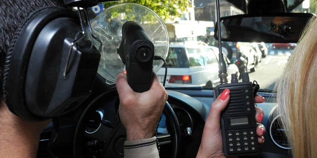 People using audio surveillance gear