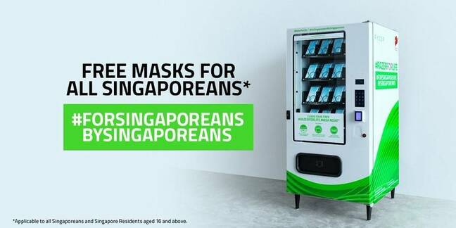 Razer's free mask vending machine