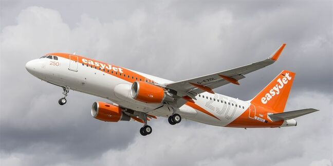 An Easyjet Airbus A320. Image supplied by Easyjet