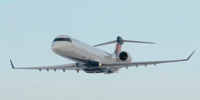 A Bombardier CRJ200 airliner. Pic: Bombardier