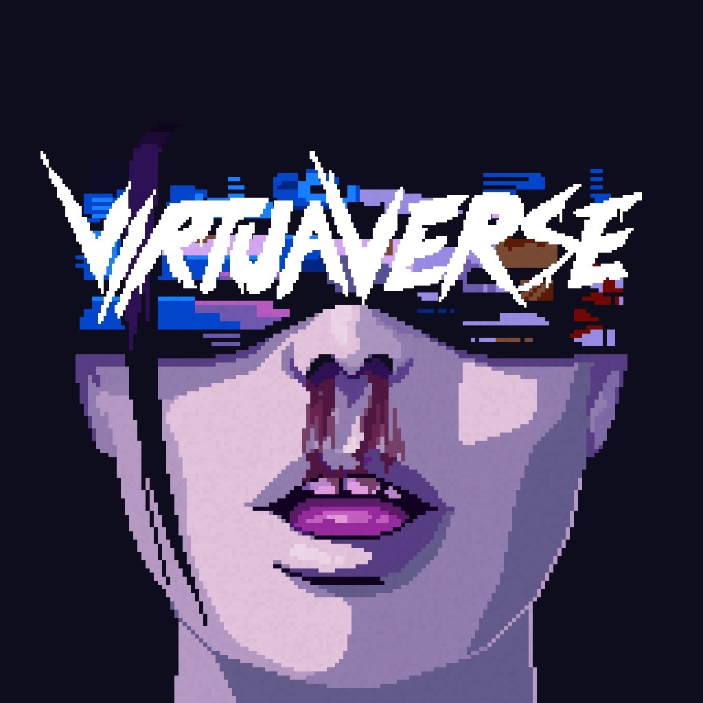 VirtuaVerse: Cyberpunk and Pixels  Cool pixel art, Pixel art background,  Pixel animation