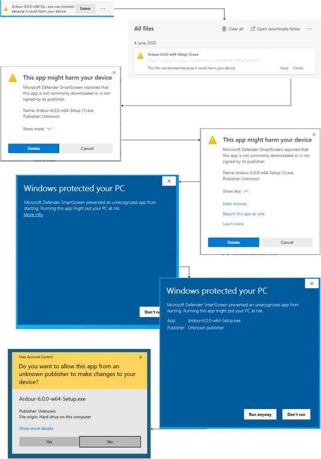 Seven steps to installing an unsigned application on Windows 10