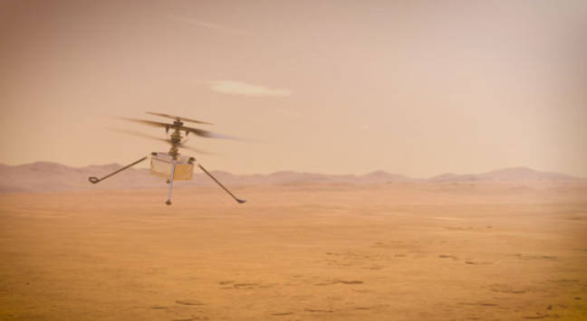 Elicopterul Marte a rămas tăcut timp de șase soli, punând în pericol roverul Perseverance • The Register
