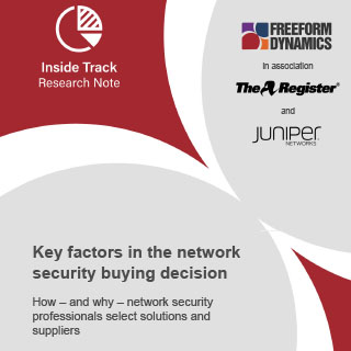 Key factors in the network security buying decision