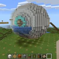 Human eye from Minecraft education edition