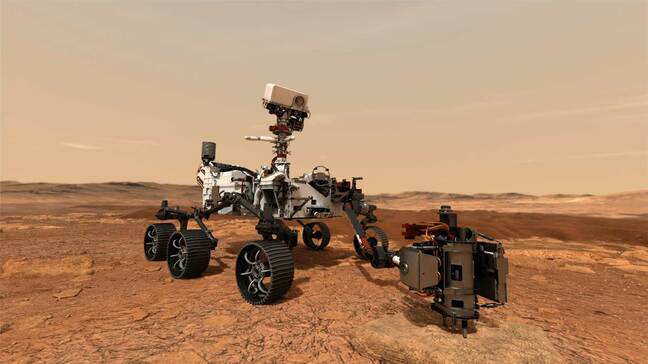 Illustration of NASA's Perseverance rover