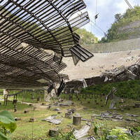 Arecibo telescope damage
