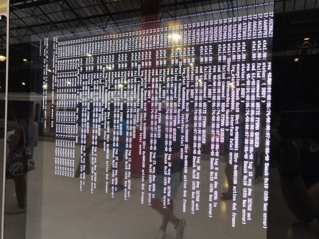 Info displays at Marylebone