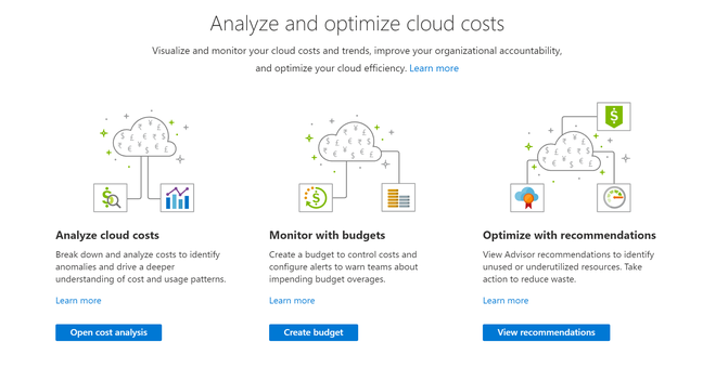 The big cloud vendors offer built-in cost analysis tools, like this one on Azure, but they will never tell you to look elsewhere for cost savings