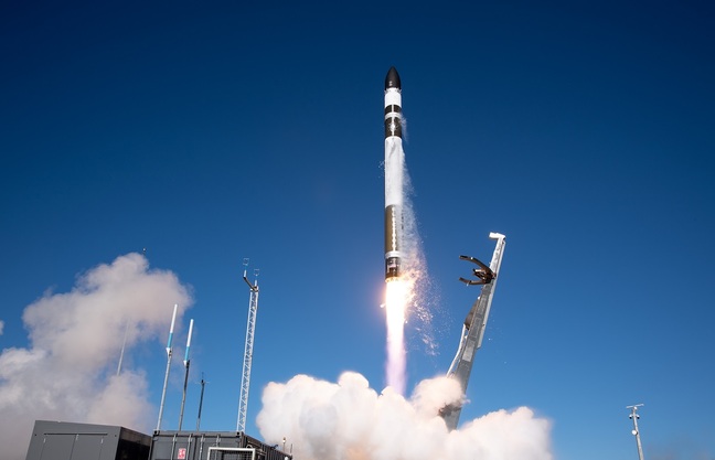 I Can't Believe It's Not Optical mission launched from Rocket Lab Launch Complex 1 on New Zealand's Māhia Peninsula, 31 August