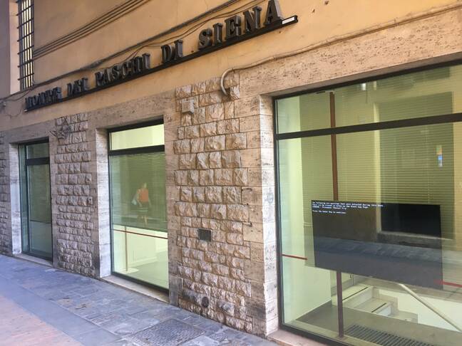 Perugia bank screen error