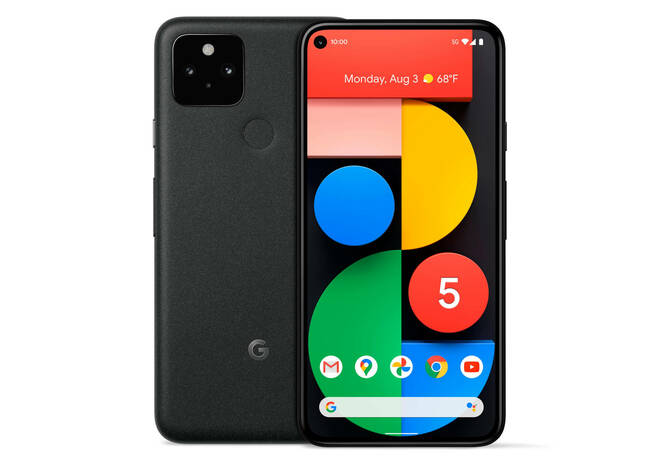 The Google Pixel 5 smartphone