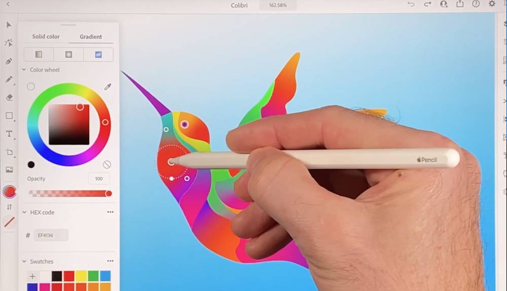 using illustrator on ipad