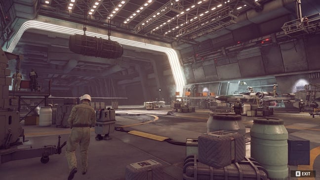 New Republic hangar