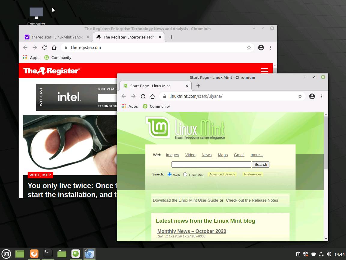 chrome linux mint