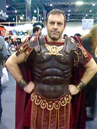 Alistair Dabbs in Roman cosplay