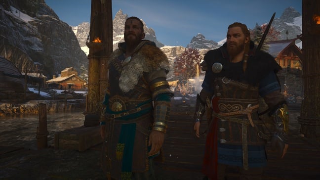 Eivor (right) and Sigurd