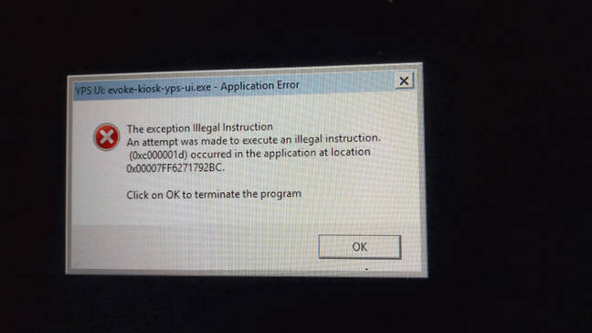 BORK ERROR DIALOG 