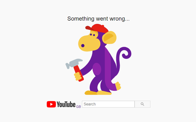 YouTube broken monkey