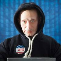 Vladimir Putin hacker hoodie