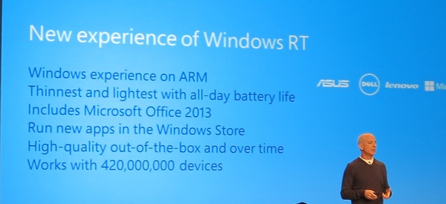 'Windows experience on ARM' long before Apple: This was Windows RT in 2012, shame about the dismal lack of 'new apps'