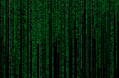Background in a matrix style