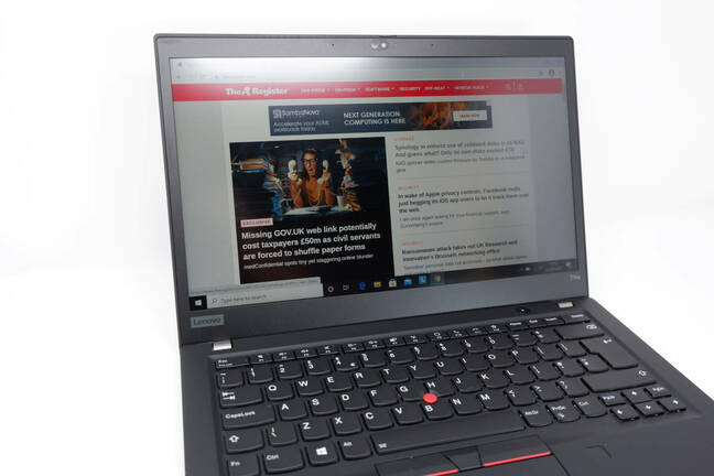 ThinkPad T14s AMD Gen 1 review - screen