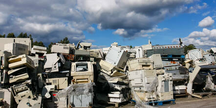 e-waste dump - fly tipping